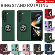 For Samsung Galaxy Z Fold 6 5 4 3 Case Shockproof Ring Holder Stand Rugged Cover