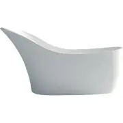 Fienza La Vida 1690 Bathtub Freestanding Bath Tub Cast Stone With Overflow ST16