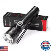 OLDBER Rechargeable LED Flashlight 1000000 High Lumens, Super Bright Waterpro