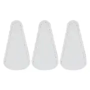 3Pcs Scissor Sheath, 2.9"x1.5" PU Leather Scissor Cover Protector, Gray White