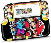 Koecya for Nintendo Switch Lite Case Cute Cartoon Anime Design Cases Kawaii Fun Funny Fashion Hard Slim Protective Shell Cover Dockable Joycon for Kids Boys Teens Girls for Switch 2019 Black