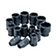 14 Pc. 1/2" Drive 6 Point Metric Standard Socket Set 4106 ATD 4106 663126041069