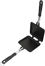 UPKOCH 1pc Sandwich Pan Non-Stick Frying Pan Double Sided Pan Square Baking Dish Bread Loaf Pans for Baking Camping Grilling Pan Nonstick Waffle Pan Cooking Pan Non-Stick Frying Pot Toast