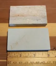 3"x1 5/8"x1/2" Hard and Soft Arkansas, Natural Whetstone, Knife Sharpening Stone