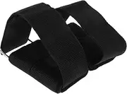 GANAZONO 1Pair Adjustable Ankle Straps for Dumbbells Trainer Straps Effortless Attachment for Weightlifting Snug Fit for Leg Compatible with Various Weights