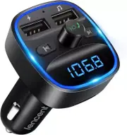 LENCENT Bluetooth FM Transmitter Dual USB Wireless Radio Adapter Car Kit
