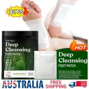 AU Packs Detox Foot Patches Pads Natural plant Toxin Removal Sticky Adhesive