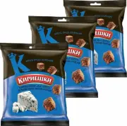 Pack 3 Kirieshki Rye Salted Croutons Blue Mold Cheese Flavor Kirieshki 40g x 3