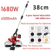21V Cement Trowel Concrete Floor Electric Sander Floor Trowel Calender+Battery