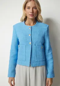 在飛比找ZALORA購物網優惠-Tweed Jacket