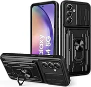 [Electro-weideworld] Kickstand Case for Samsung Galaxy A54 5G, [Camera Protection] Shockproof Hard PC Holder Stand Protective Case Cover for Samsung Galaxy A54 5G