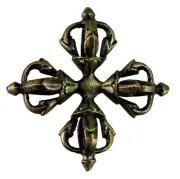 Double Dorje Vajra 6 CM - Tradition Buddhist Nepal - 3919