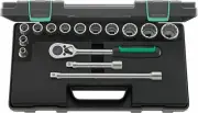Stahlwille SOCKET SET 1/2" 96031435 Set with 15 Psc. 50/12/3 KN