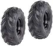 6‘’ Wheel 145/70-6 Tyre 3 Bolts Rim for Quad ATV Go Kart Mower Dune Sunl Buggy
