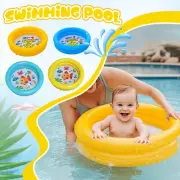 Round Inflatable Kiddie Pool Kids Summer Swimming Pool PVC Infant Paddling Pools
