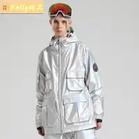 在飛比找Yahoo!奇摩拍賣優惠-Kelly精品*滑雪服男大尺碼防風防水保暖透氣雪服單板雙板炫