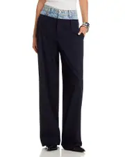 Simkhai Ophelia Double Waistband Combo Pants