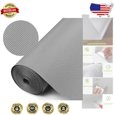 Easy-Clean Waterproof Drawer Liners - Safe Material Kitchen Shelf Protection