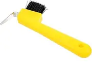CORHAD Grip Hoof Picks Horse Hoof Brush Horse Grooming Tool Set Horse Hair Brush for Horseshoe Repairing Brush Random Color