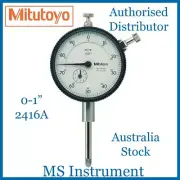 Genuine New Mitutoyo 2416A Dial Indicator 0-1" Australia Stock