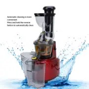 HG Electric Juicer Red 500W 65Db Slow Masticating Multifunctional Wide Mouth Jui