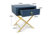 PIERCE 1 Drawer Bedside