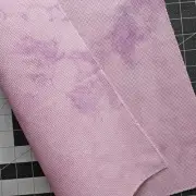 Hand Dyed Cross Stitch Aida Fabric 11 count 17" x 14" Mermaid Cotton Cloth