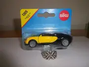 Siku Bugatti Veyron Yellow / Black 2 Tone (New & Sealed) 1:55 (Item # 1305)