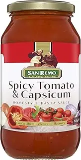 San Remo Tomato and Capsicum Pasta Sauce, 500 g