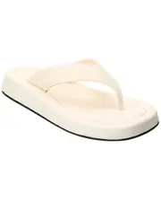 The Row Ginza Velvet Platform Sandal