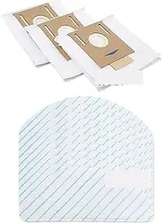 Compatible for Ecovacs Deebot Ozmo T8 T8+/ T8 AIVI T9 AIVI / N8 Pro/ N8 Pro+ Robot Vacuum Cleaner Disposable Mop Pads Parts(D)