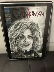 Catwoman Michelle Pfeiffer Original Sketch Cover By WU WEI
