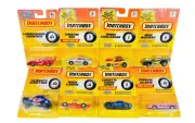 F (8) Assorted Matchbox Superfast Vehicles - 1991 Carded Die Cast