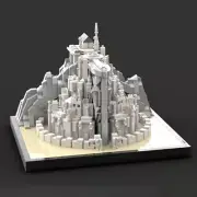 MOC Build: Midi Scale Tower of Capital City Architecture from Movie 1477