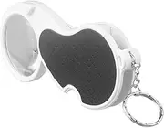 SAFIGLE LED Lighted Folding Magnifying Glass Magnification Pocket Keychain Magnifier for Reading Crafting and Detail Inspection Portable Handheld Lens with Bright Illumination