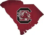 South Carolina Gamecocks 12" Team Color Logo State