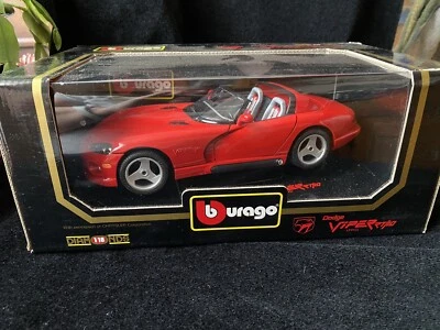NEW Dodge Viper RT/10 1/18 Die Cast Burago