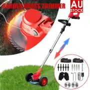 Cordless Grass Trimmer Lawn Grass Brush Cutter Blade Whipper Snipper