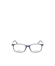 geometric glasses frame 58 White