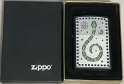 ZIPPO 2003 CELESTIAL SNAKE EMBLEM BLACK MATTE LIGHTER SEALED IN BOX K544