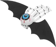 [SHERCHPRY] 2pcs Halloween Hair Accessories Punk Horror Bone Hair Clip Knob Decoration Party Stands Lipstick Cosmetics Storage Organizer Clear Turtle Tank Lid Scone Skull Hair Clips Face Metal