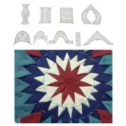 Quilting Template Patchwork Drawing Quilt Ruler Pattern Maker DIY Tools Kit