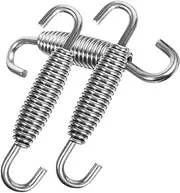 ASAKKURA Motorcycle Springs 3pcs Swivel Hooks 55mm 304 Stainless Steel for Easy Fitment