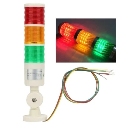 Warning Light Mechanical Equipment Red + Orange + Green Bracket Foldable