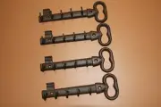 Skeleton Key Hooks Key Racks, 7 5/8 inch, Old Fashion Cast Iron, 4 of H-121