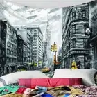 Urban High-rise Street 3D Wall Hang Cloth Tapestry Fabric Decorations Decor