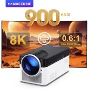 Ultra Short Throw HY450 Projector with Auto Offset 8K 4K 900ANSI Magcubic 1080P