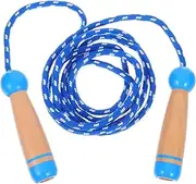 Outanaya Boys and Girls Skipping Rope Adjustable Wooden Jump Rope for Fitness Coordination Active Play