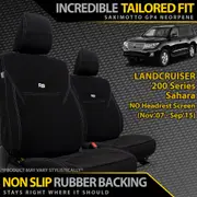 Toyota Landcruiser 200 Series - Sahara (Pre-Facelift) - GP4 Neoprene 2x Front Seat Covers (Made to Order)