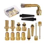 Presta Valve Adapter Bike Tire Valve Adapters DV AV SV Tire Valve InflatorAdapt